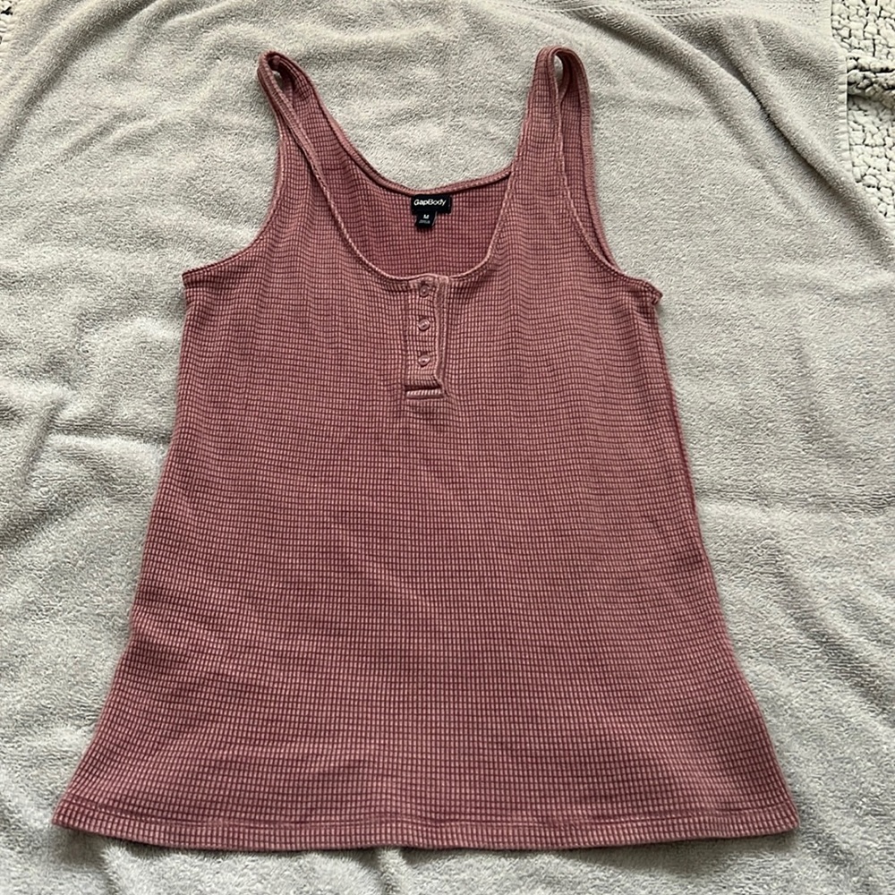 Womens gap waffle tank